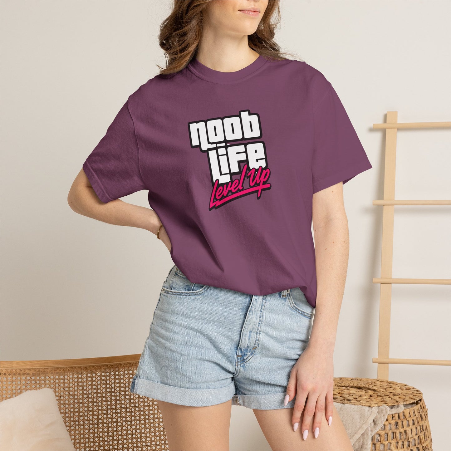 Noob Life Gaming Graphic T-Shirt | XP Threads