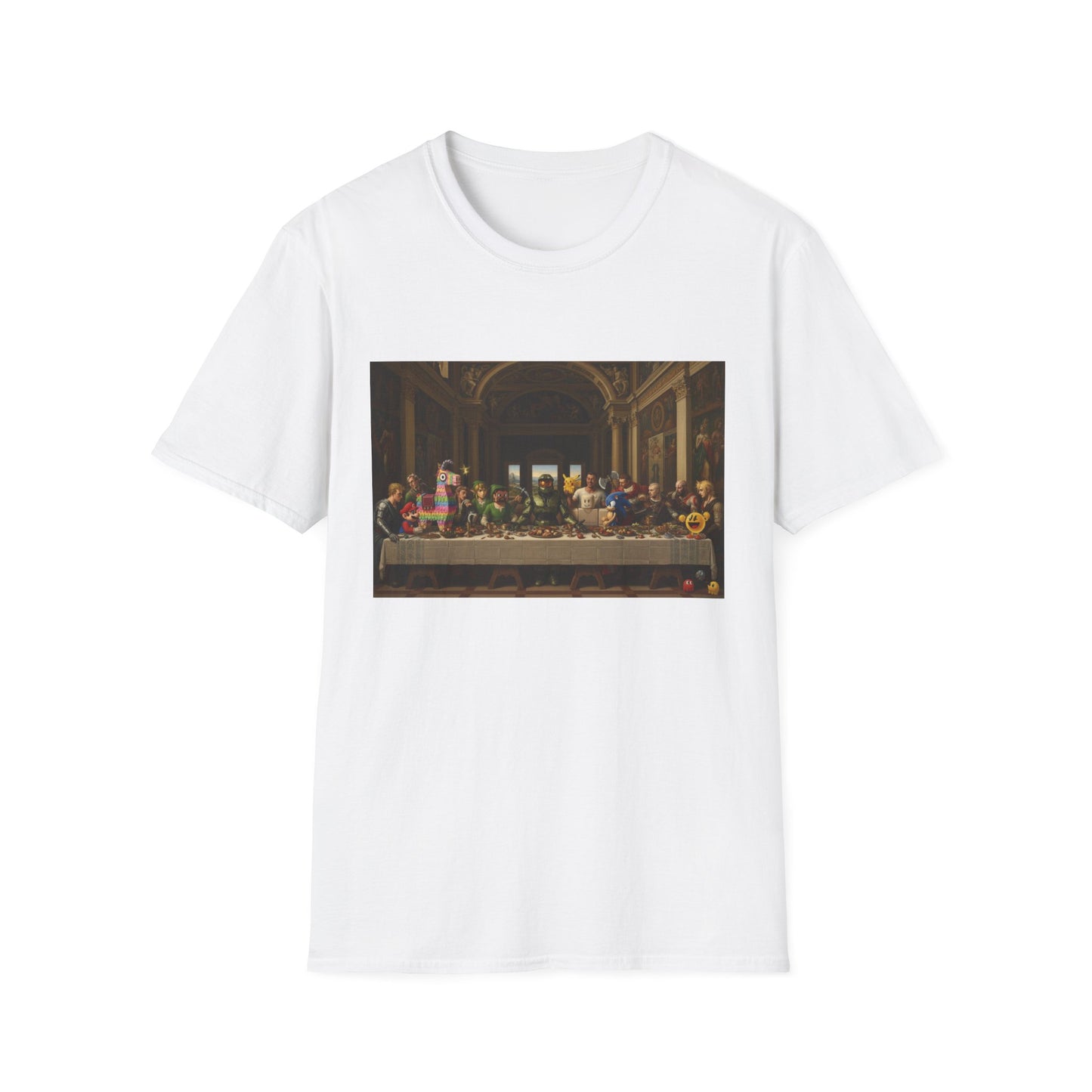 Classic Art Gaming T-Shirt — The Last Supper Parody