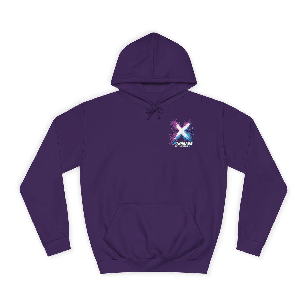 Gaming College Hoodie – 'XP Threads' Battle Royale Graphic Pullover