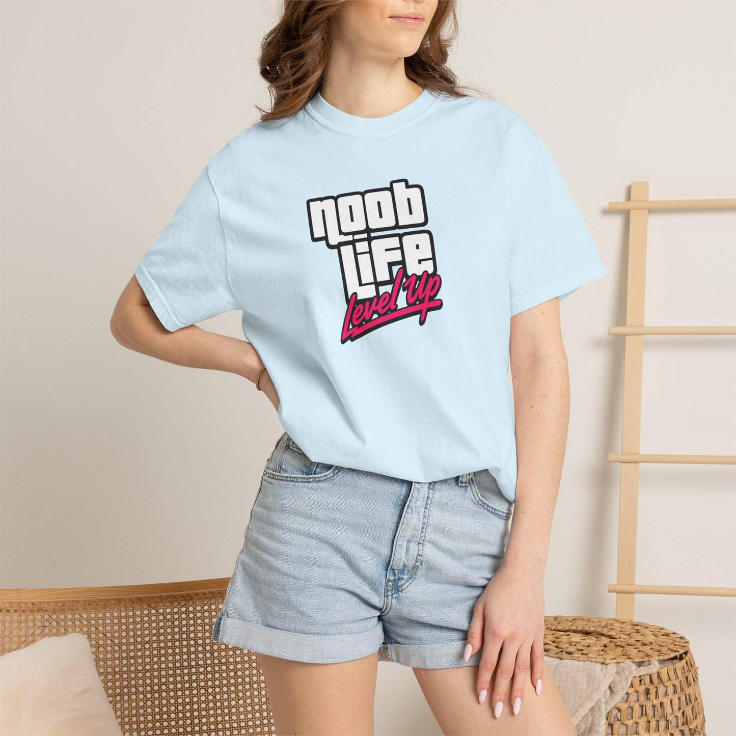 Noob Life Gaming Graphic T-Shirt | XP Threads