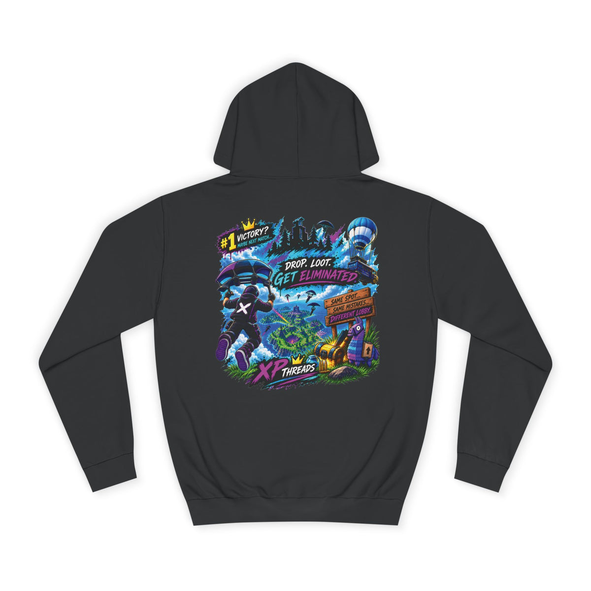 Battle Royale Gaming Graphic Hoodie | XP Threads