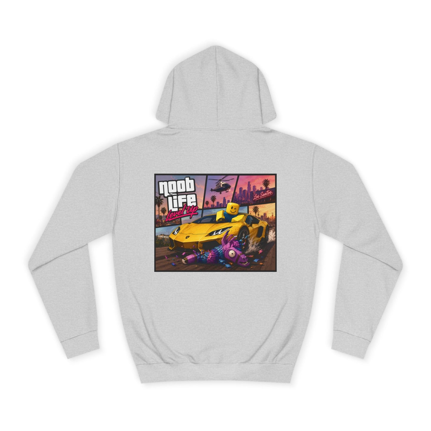 Noob Life Gaming Graphic Hoodie | NoobLife logo front