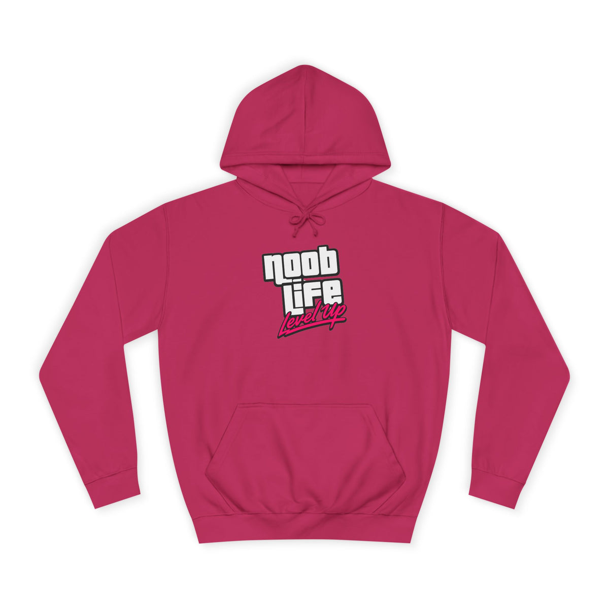 Noob Life Gaming Graphic Hoodie | NoobLife logo front
