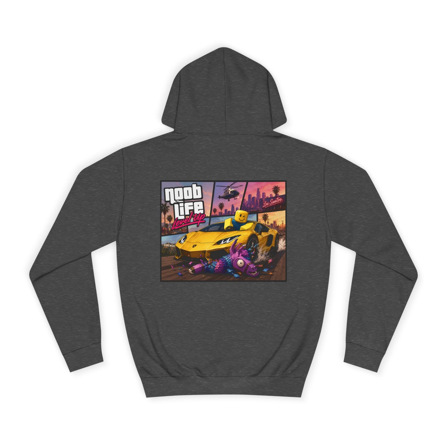 Noob Life Gaming Graphic Hoodie | NoobLife logo front