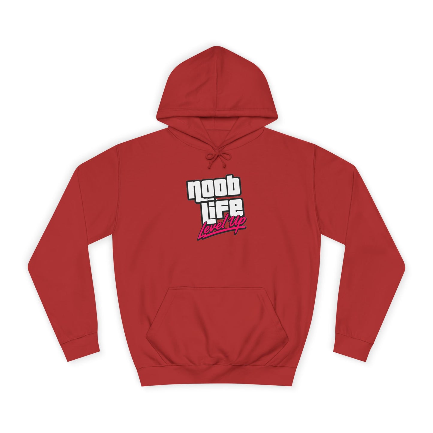 Noob Life Gaming Graphic Hoodie | NoobLife logo front