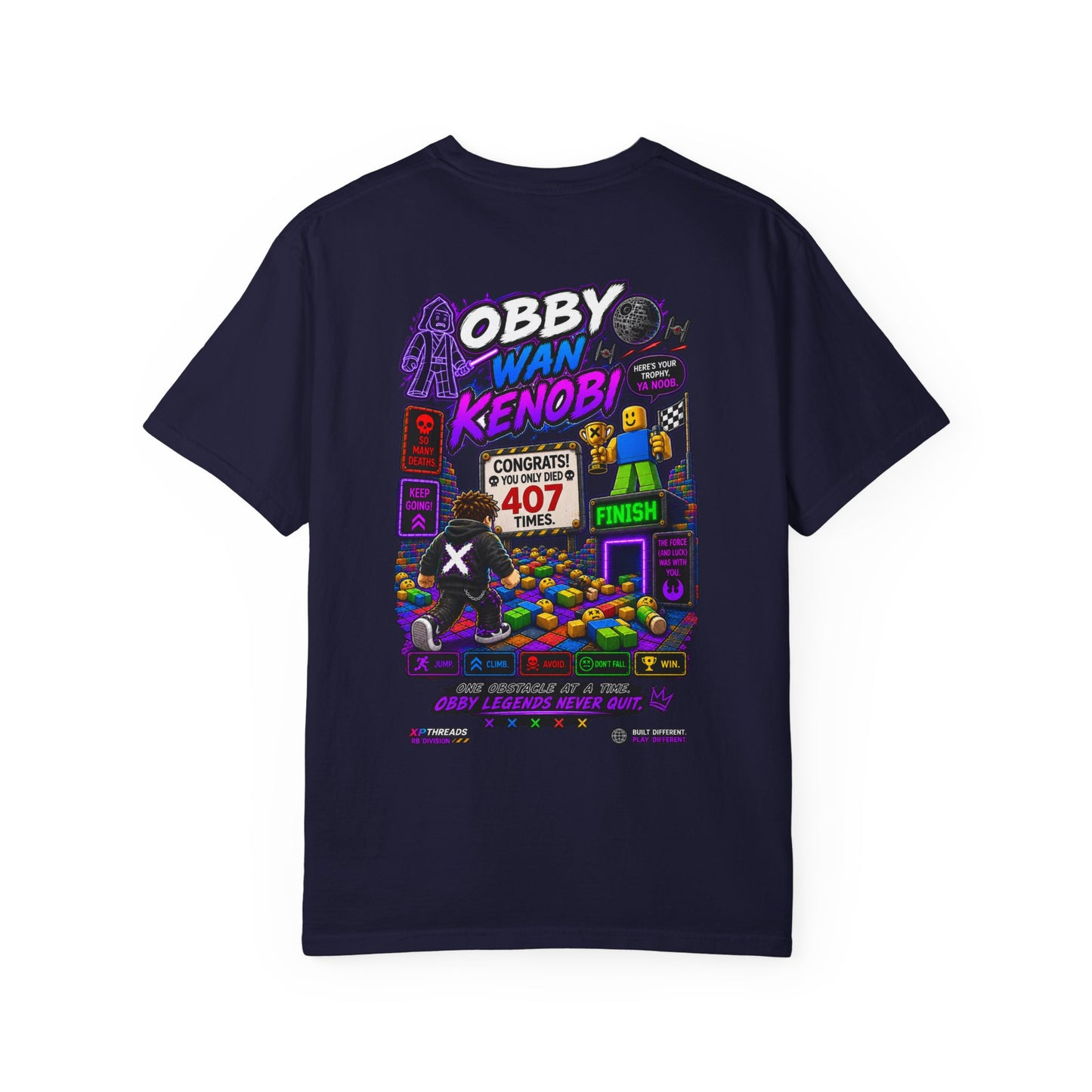Obby Retro Gamer Graphic T-Shirt | XP Threads