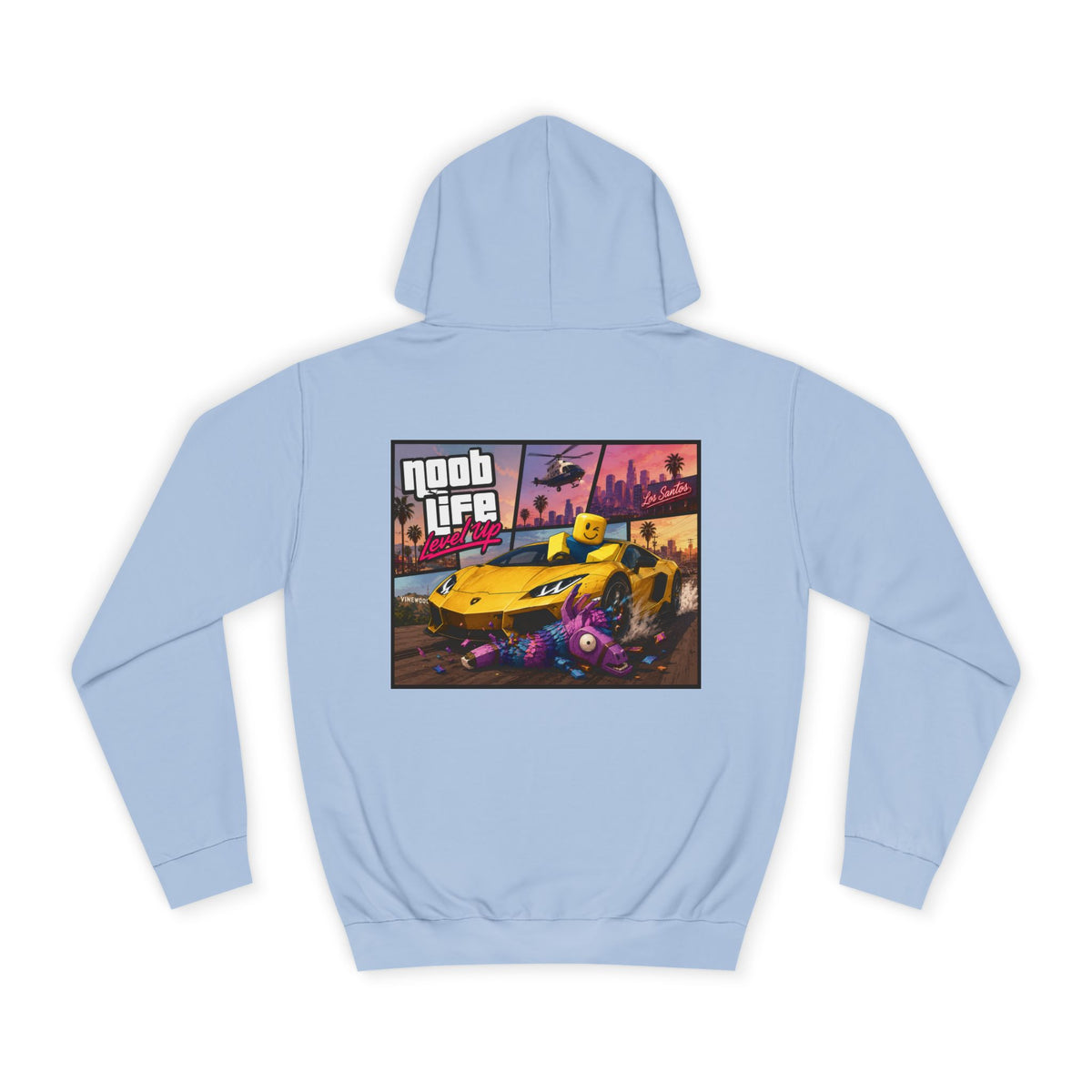 Noob Life Gaming Graphic Hoodie | NoobLife logo front