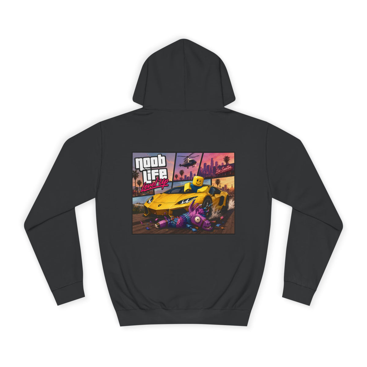 Noob Life™ Gaming Hoodie – XP Threads on front
