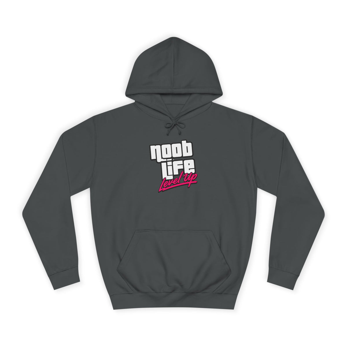 Noob Life Gaming Graphic Hoodie | NoobLife logo front