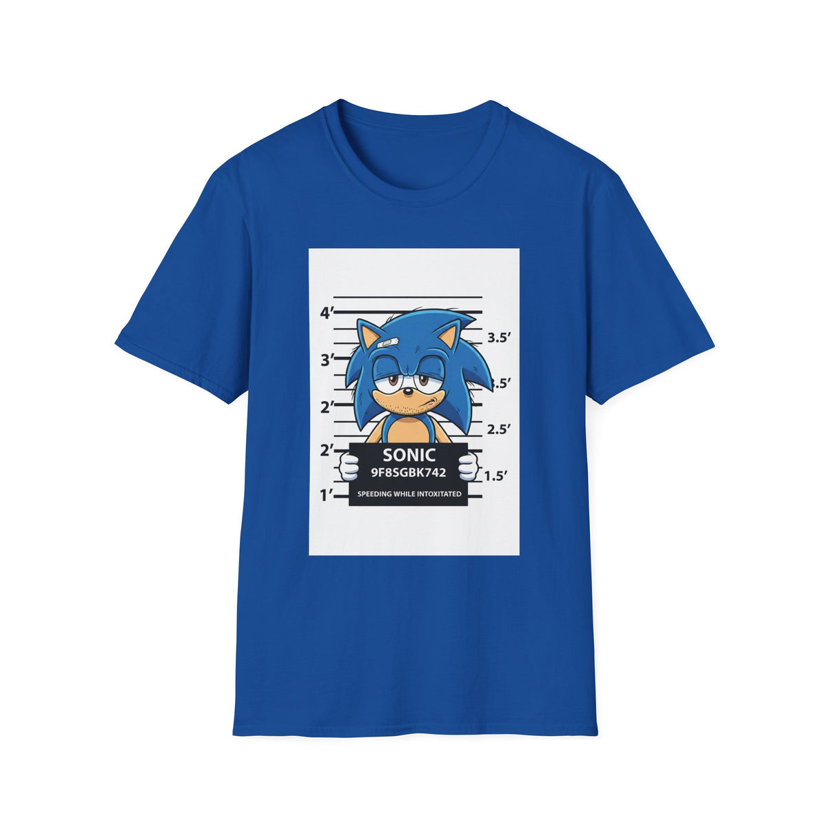 Sonic Mugshot Graphic T-Shirt