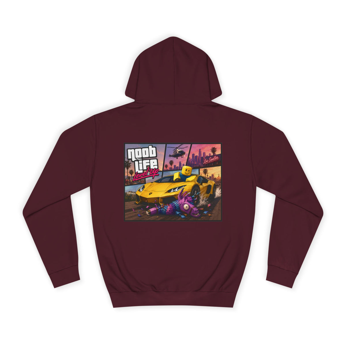 Noob Life™ Gaming Hoodie – XP Threads on front