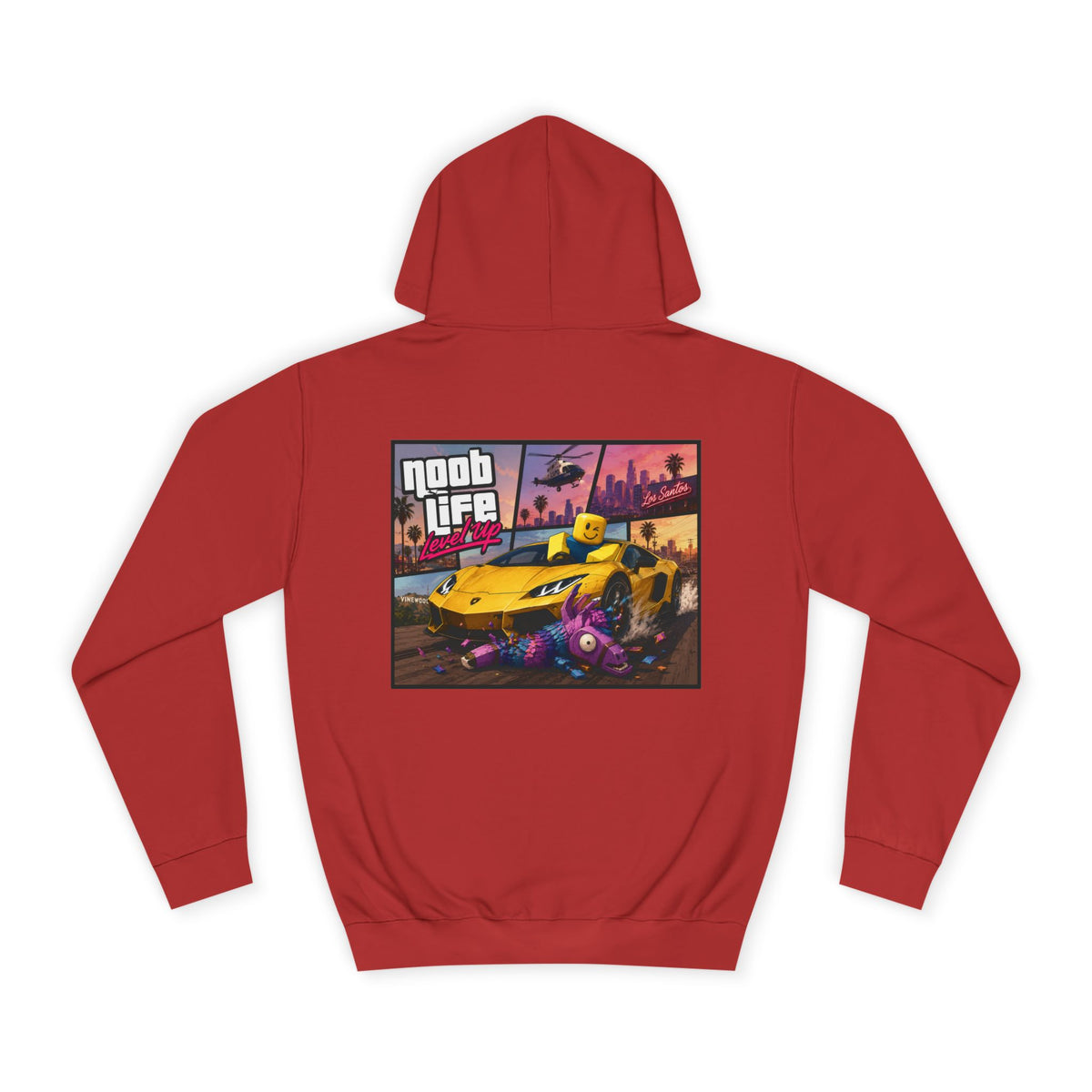 Noob Life Gaming Graphic Hoodie | NoobLife logo front
