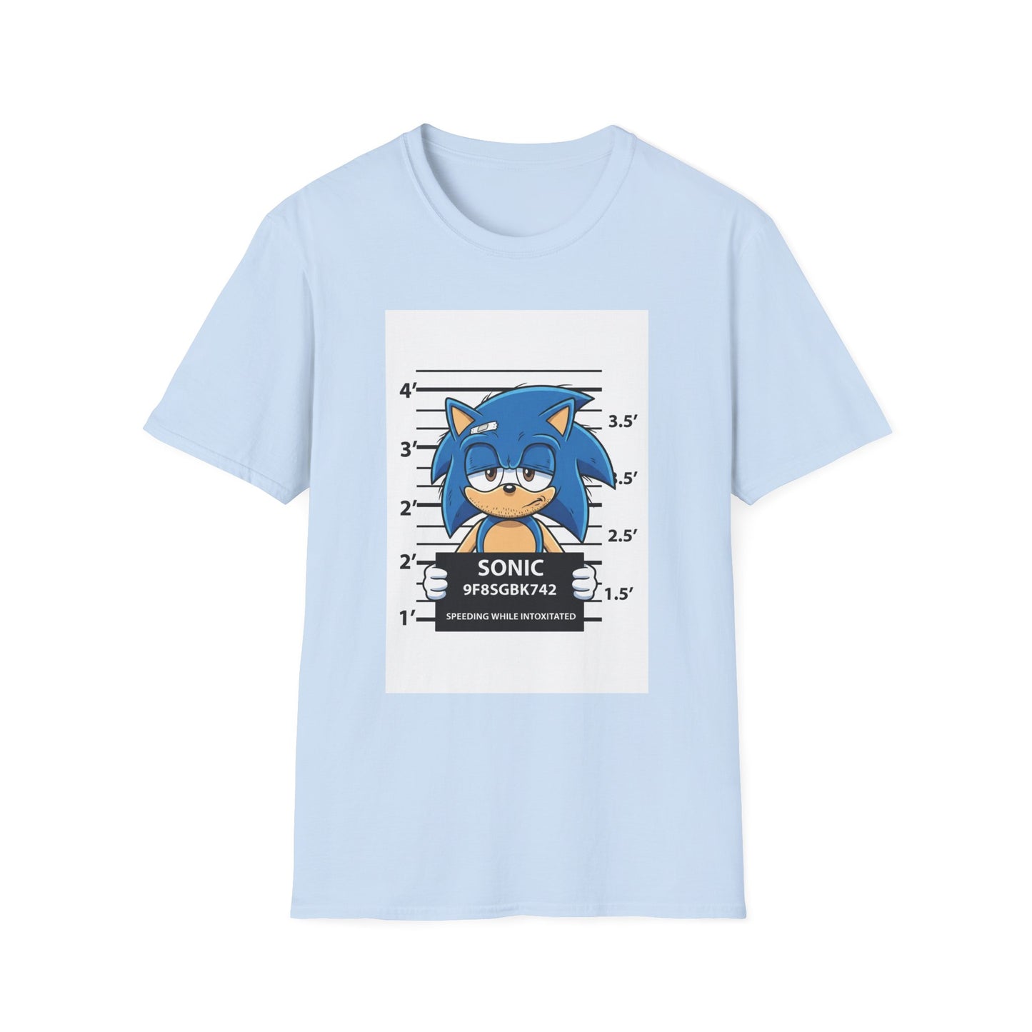 Sonic Mugshot Graphic T-Shirt