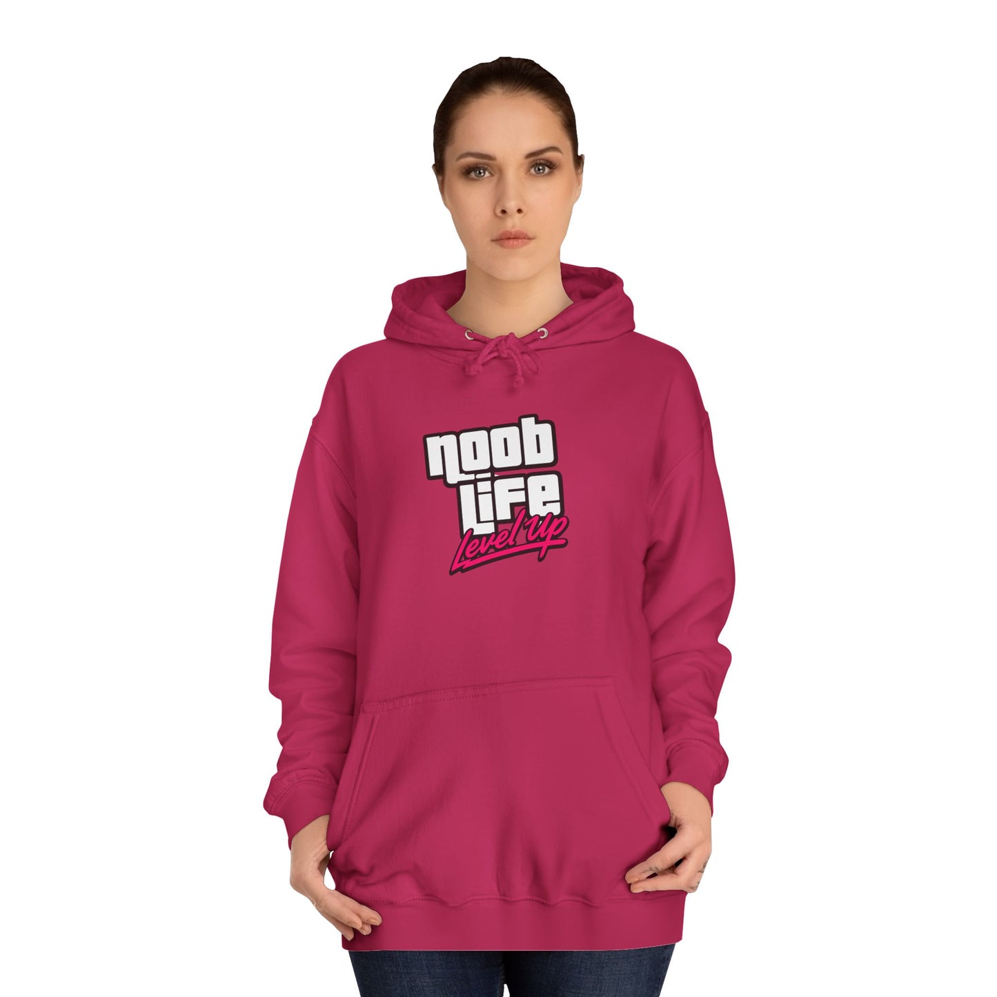 Noob Life Gaming Graphic Hoodie | NoobLife logo front