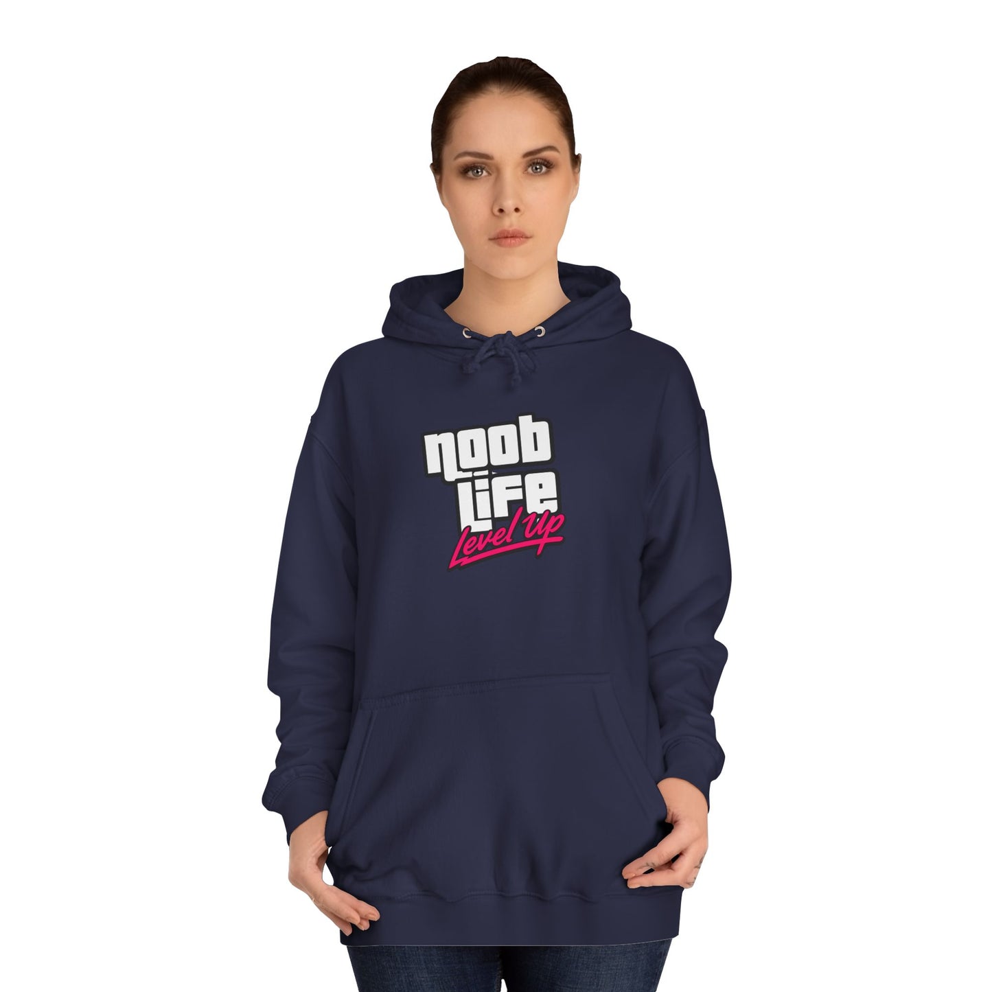 Noob Life Gaming Graphic Hoodie | NoobLife logo front