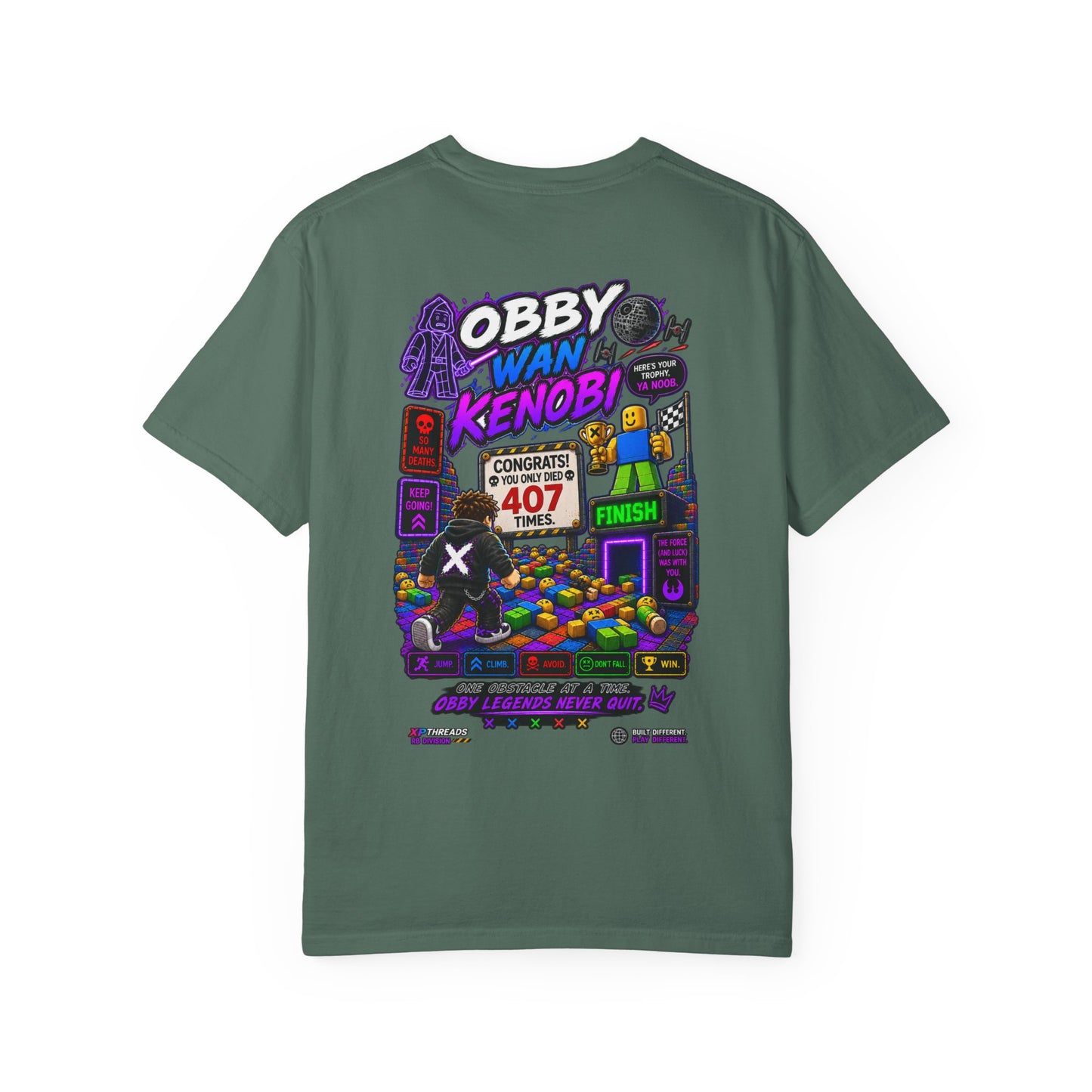 Obby Retro Gamer Graphic T-Shirt | XP Threads