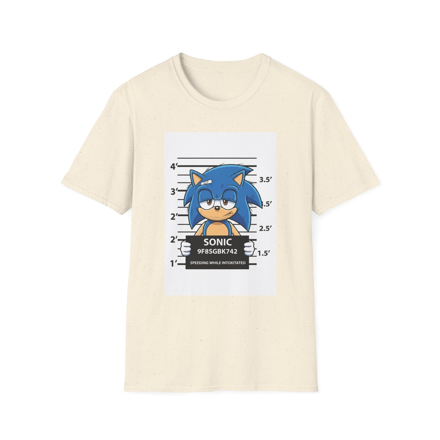 Sonic Mugshot Graphic T-Shirt