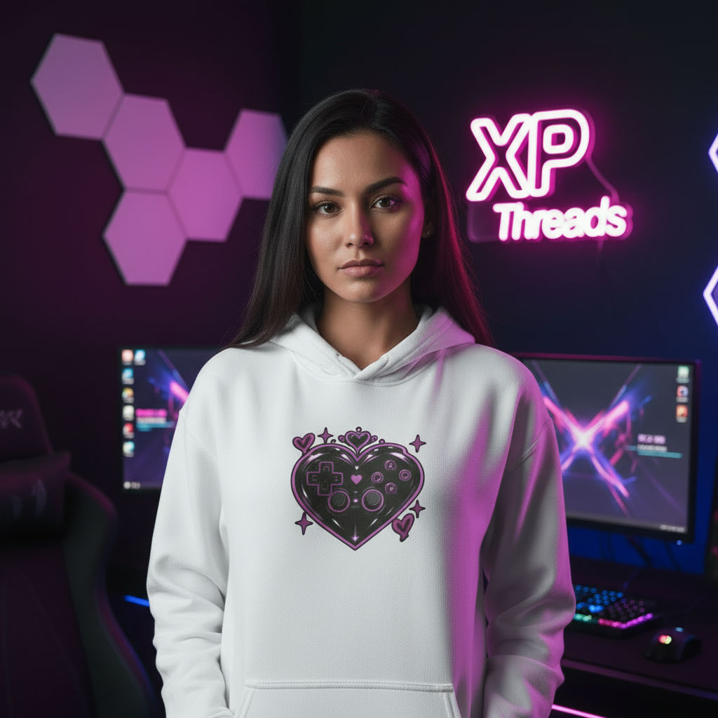 Woman`s Heart Gaming Hoodie