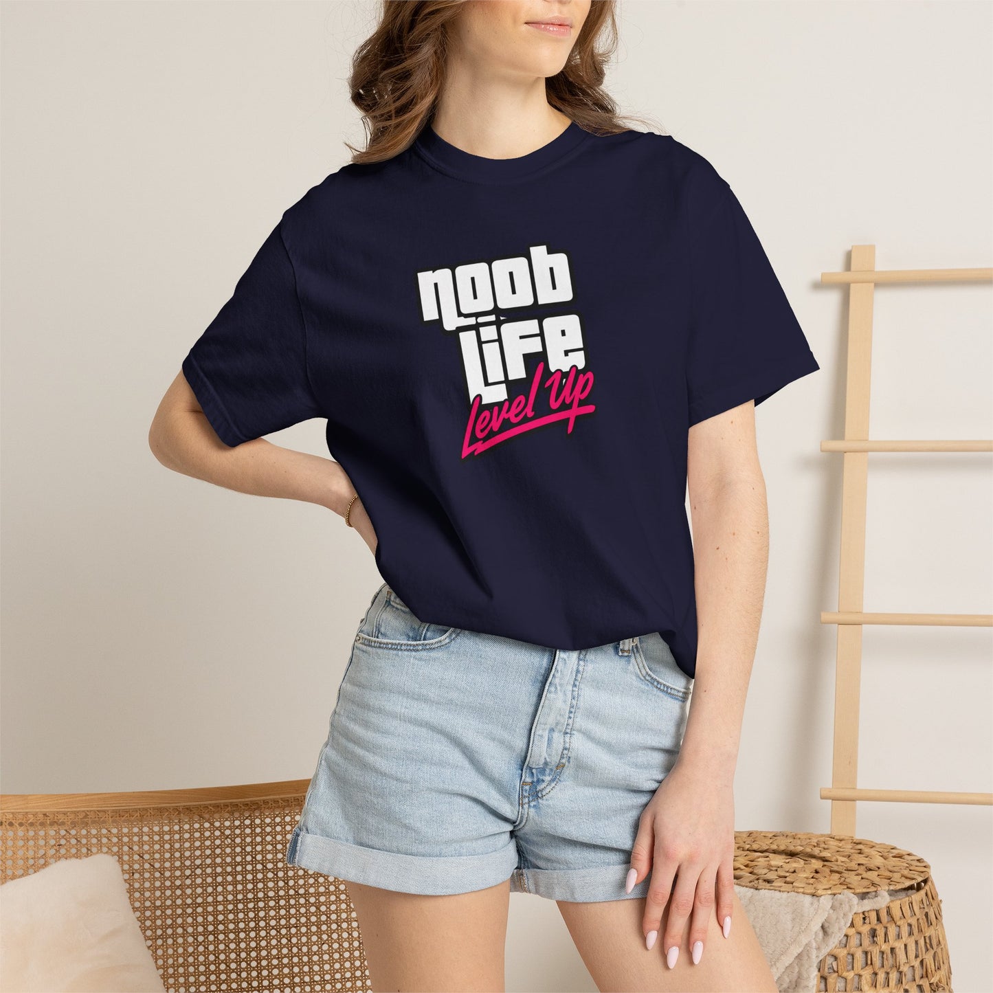 Noob Life Gaming Graphic T-Shirt | XP Threads