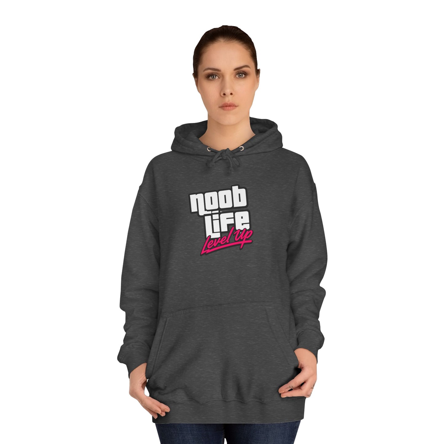 Noob Life Gaming Graphic Hoodie | NoobLife logo front