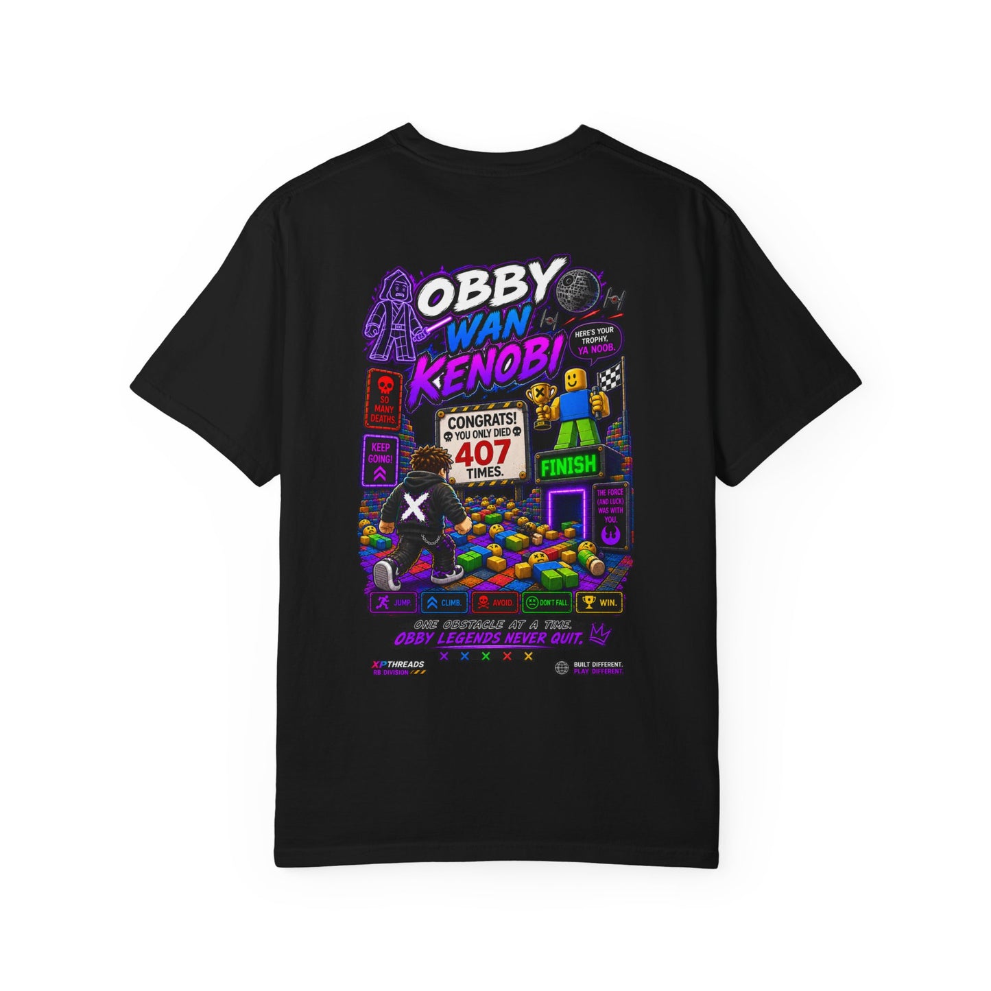 Obby Retro Gamer Graphic T-Shirt | XP Threads