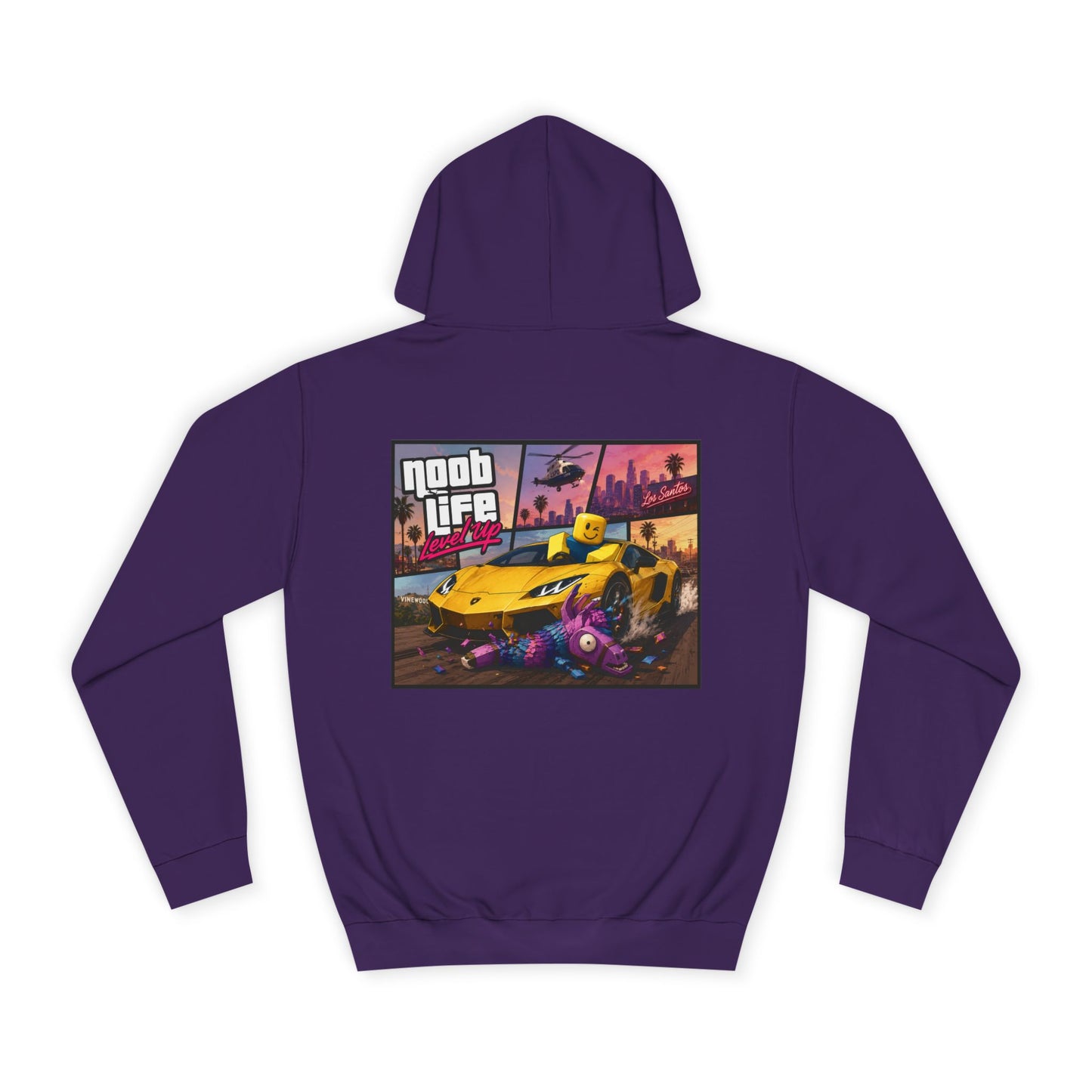 Noob Life Gaming Graphic Hoodie | NoobLife logo front