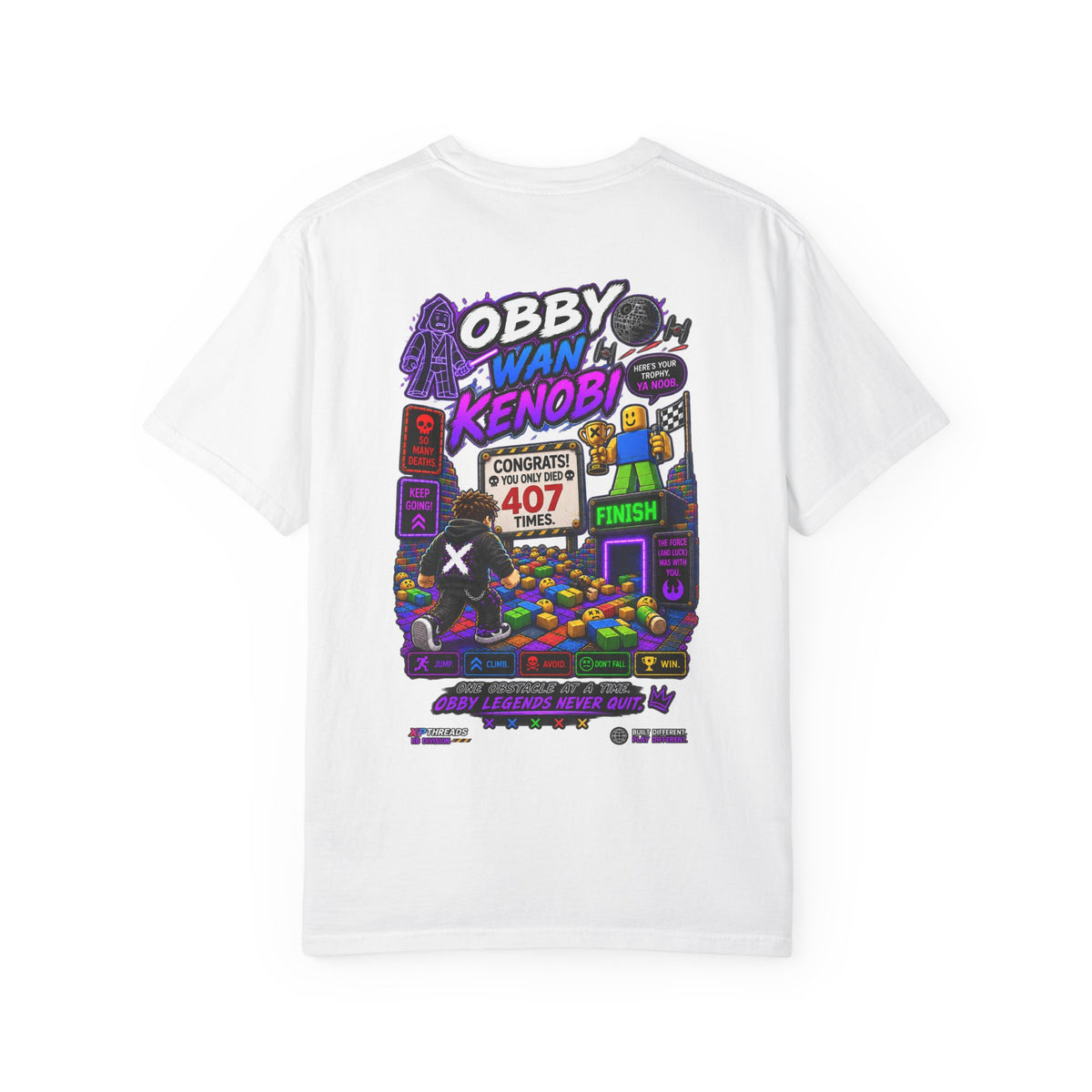 Obby Retro Gamer Graphic T-Shirt | XP Threads