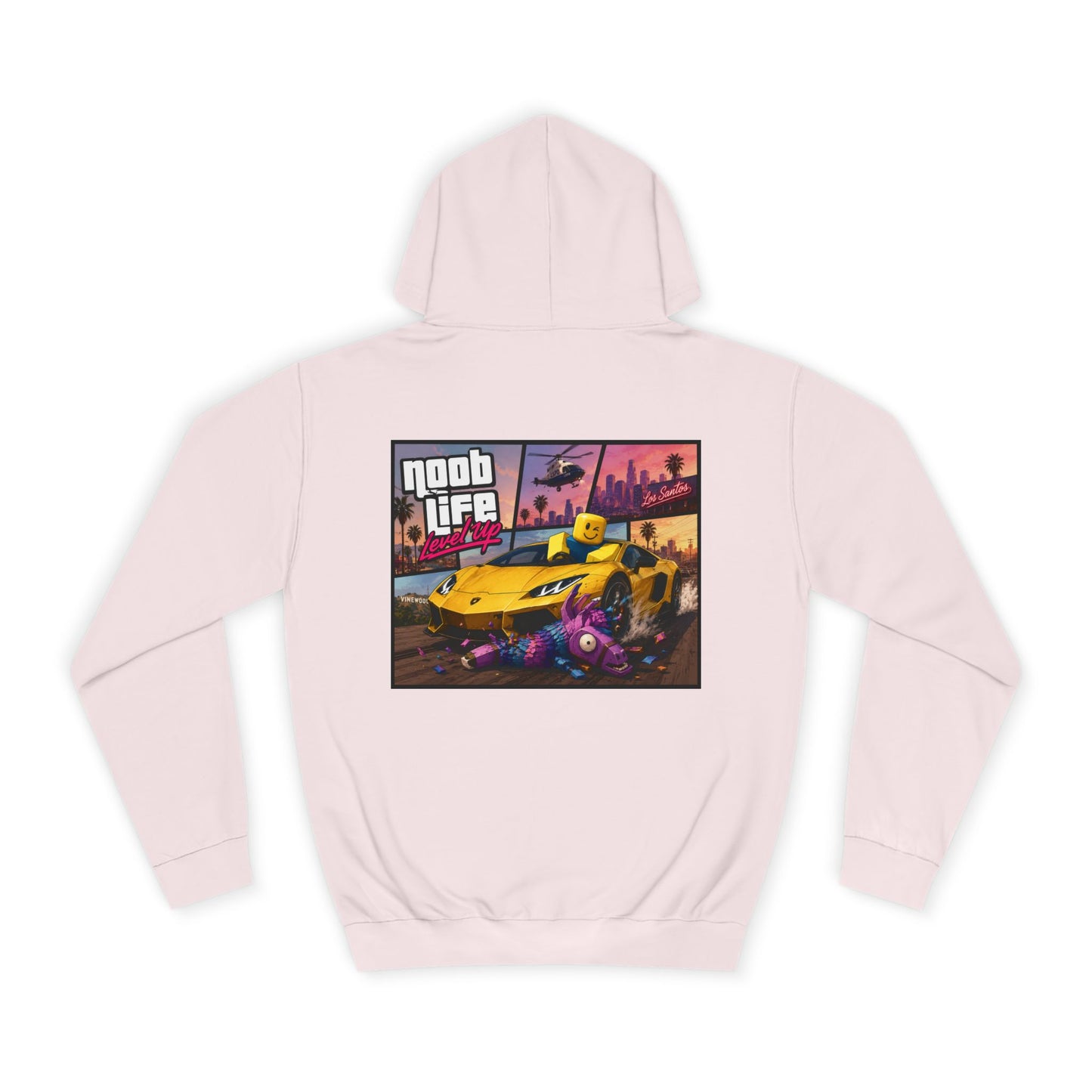 Noob Life Gaming Graphic Hoodie | NoobLife logo front