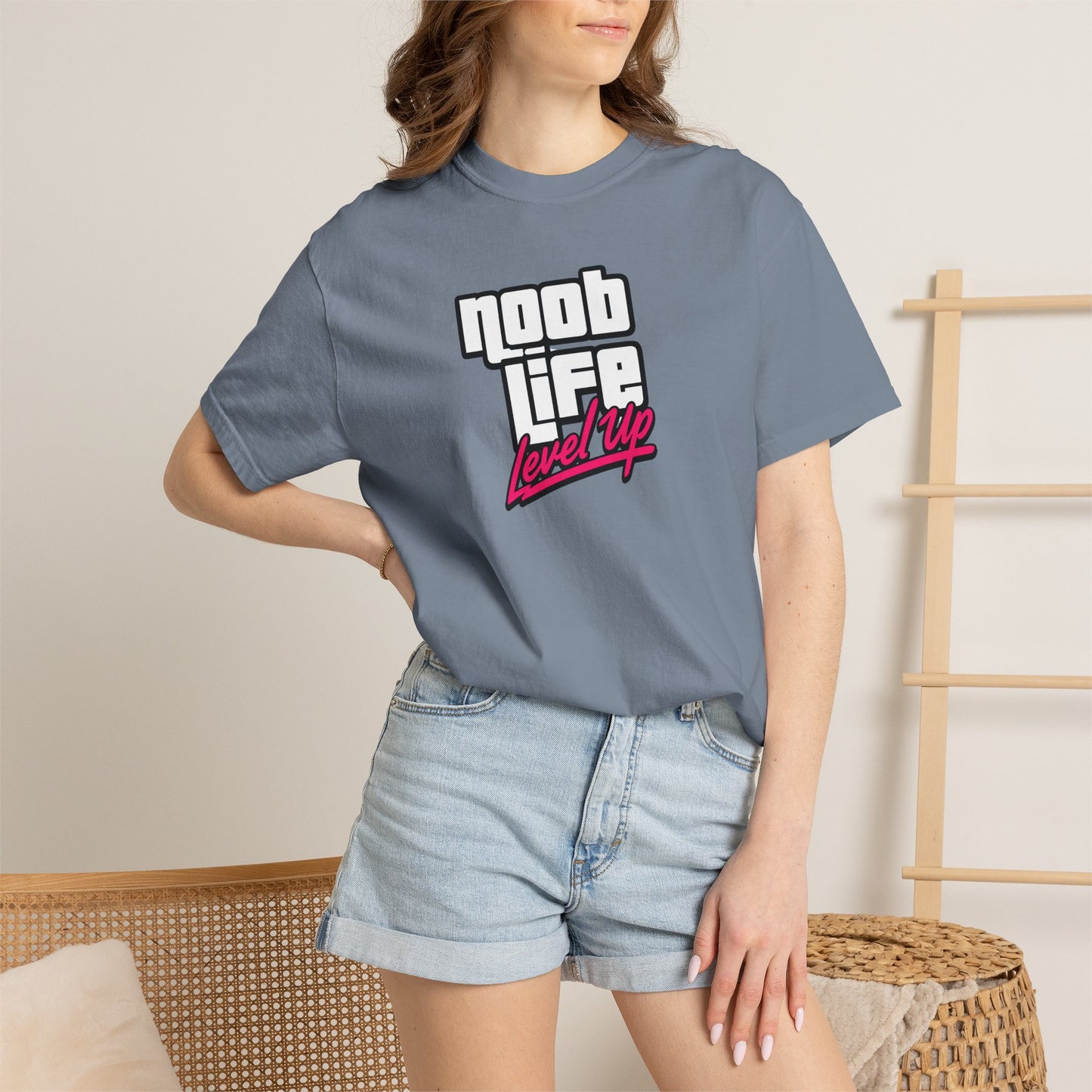 Noob Life Gaming Graphic T-Shirt | XP Threads