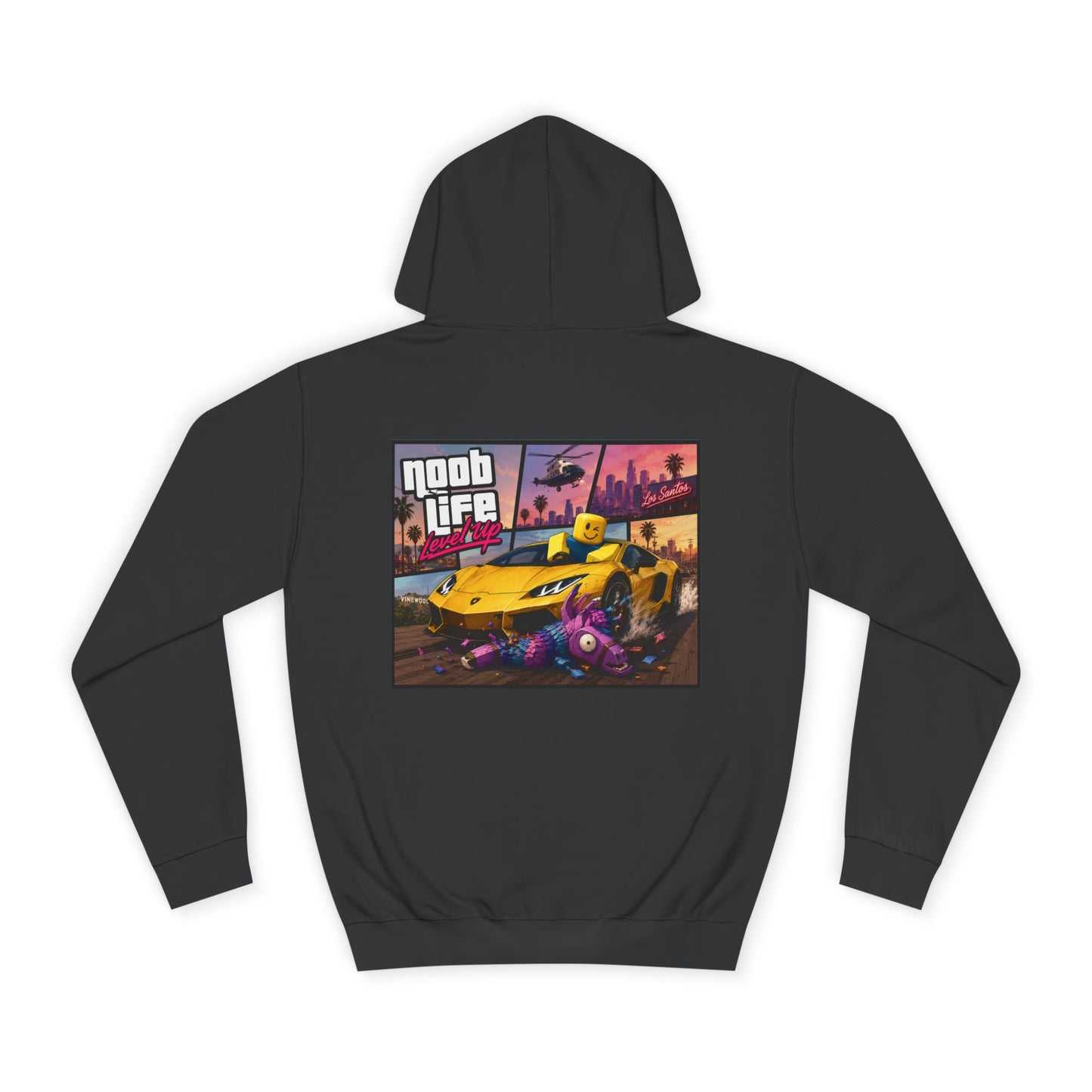 Noob Life Gaming Graphic Hoodie | NoobLife logo front