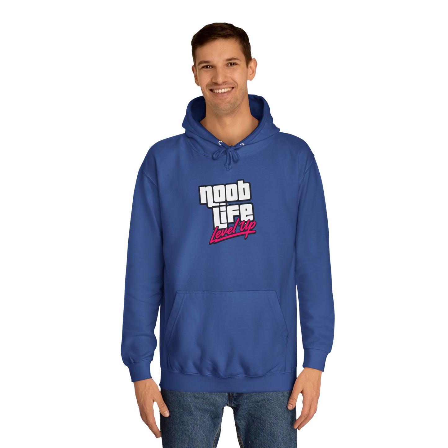 Noob Life Gaming Graphic Hoodie | NoobLife logo front