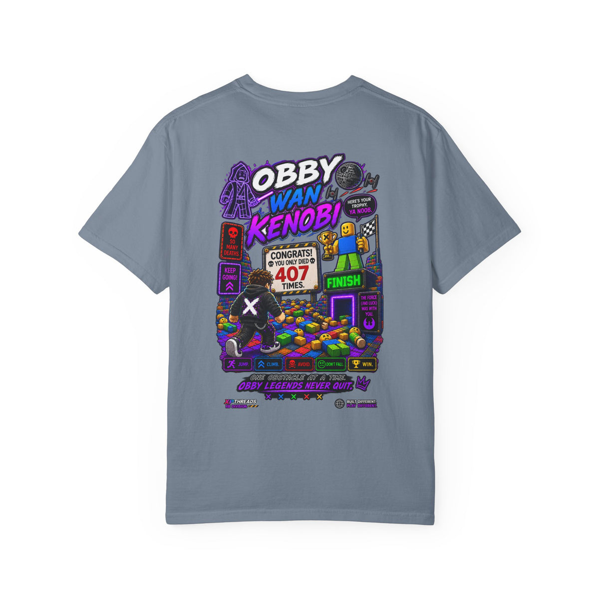 Obby Retro Gamer Graphic T-Shirt | XP Threads