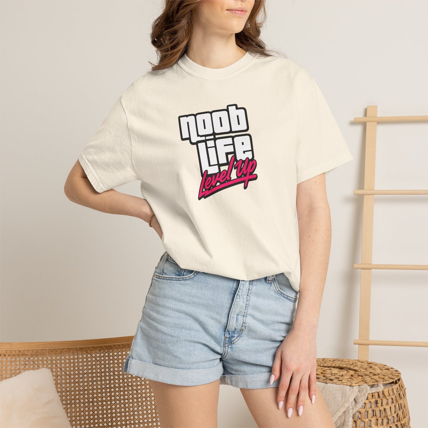 Noob Life Gaming Graphic T-Shirt | XP Threads