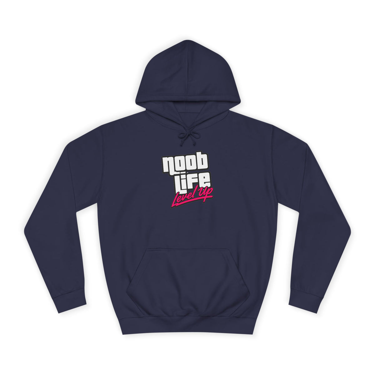 Noob Life Gaming Graphic Hoodie | NoobLife logo front