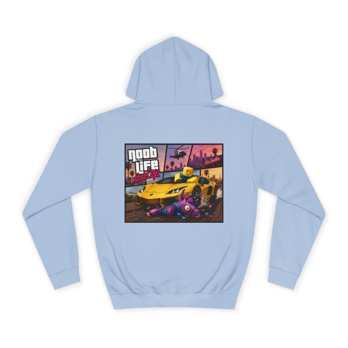 Noob Life™ Gaming Hoodie – XP Threads on front