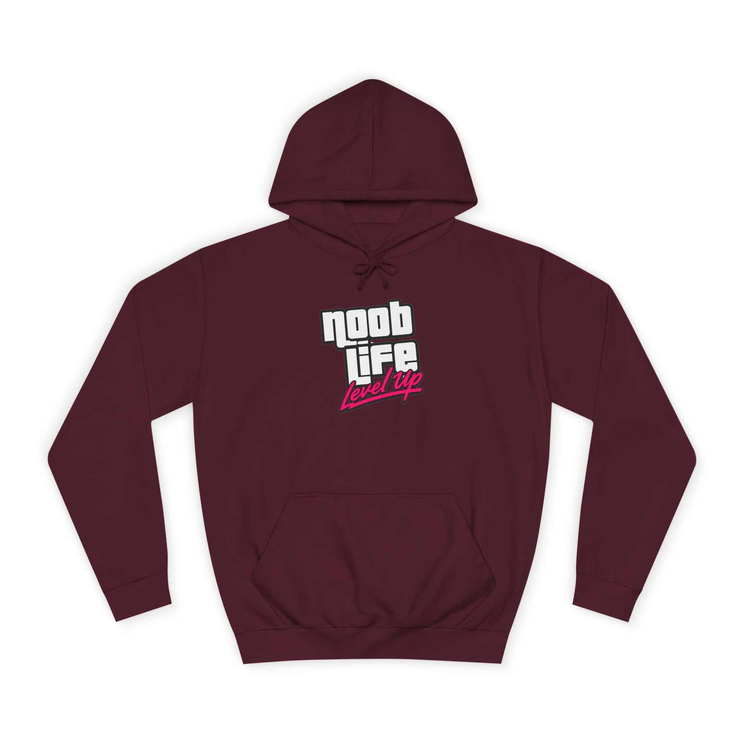 Noob Life Gaming Graphic Hoodie | NoobLife logo front