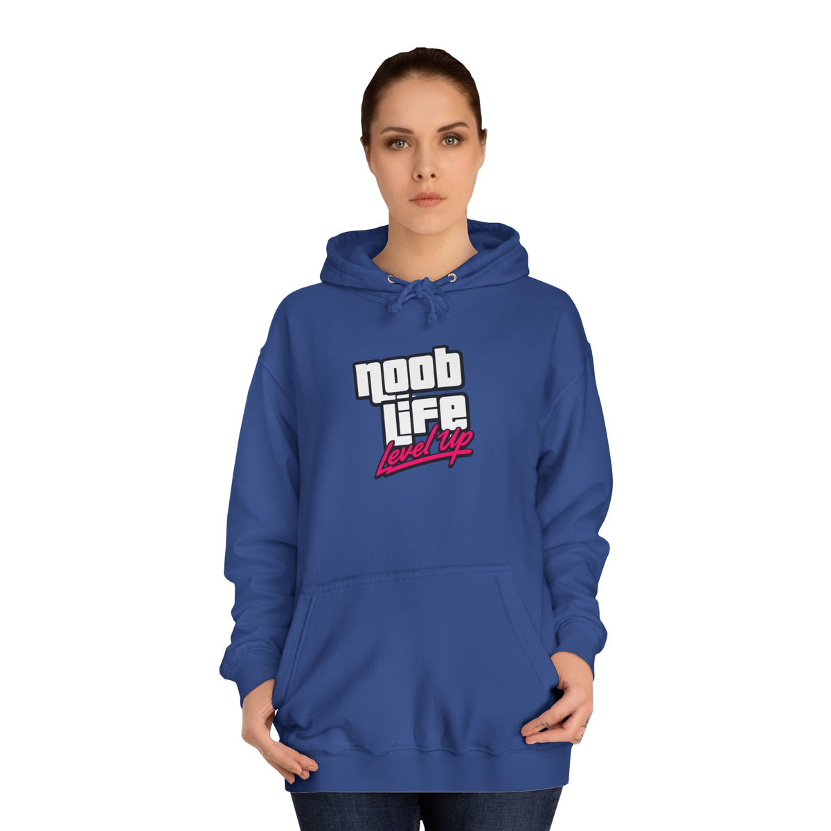 Noob Life Gaming Graphic Hoodie | NoobLife logo front