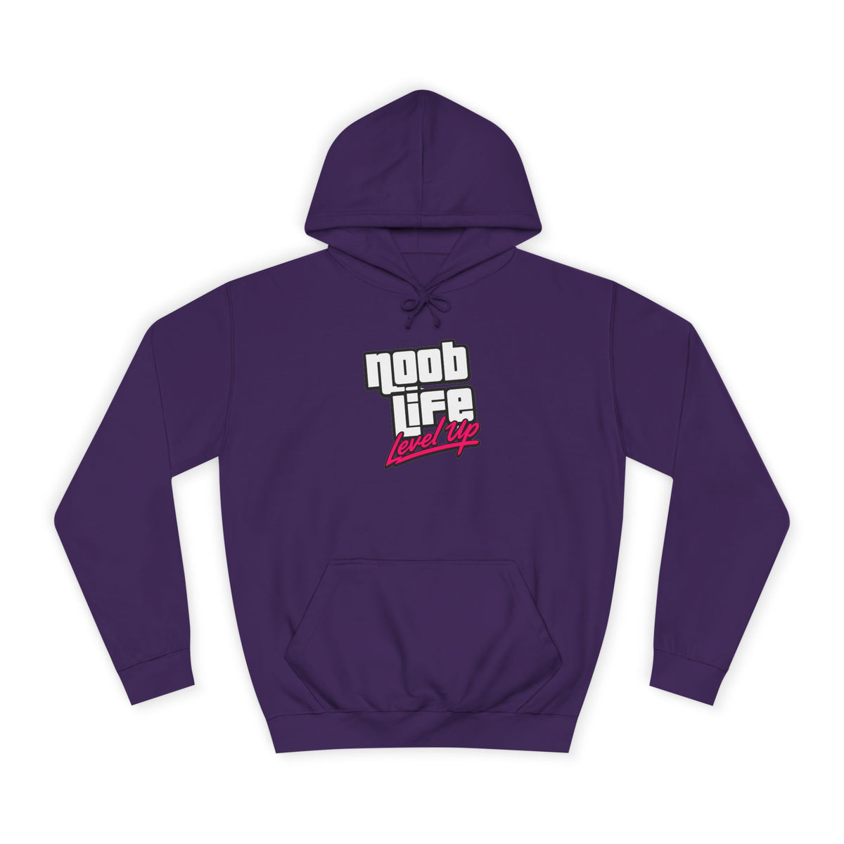 Noob Life Gaming Graphic Hoodie | NoobLife logo front