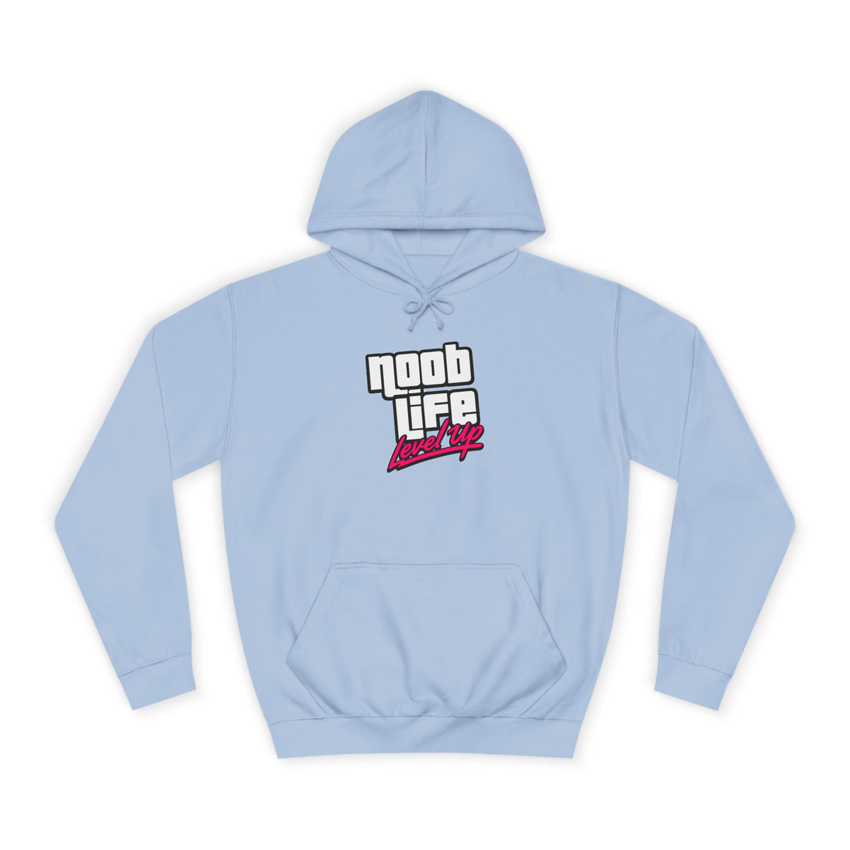 Noob Life Gaming Graphic Hoodie | NoobLife logo front