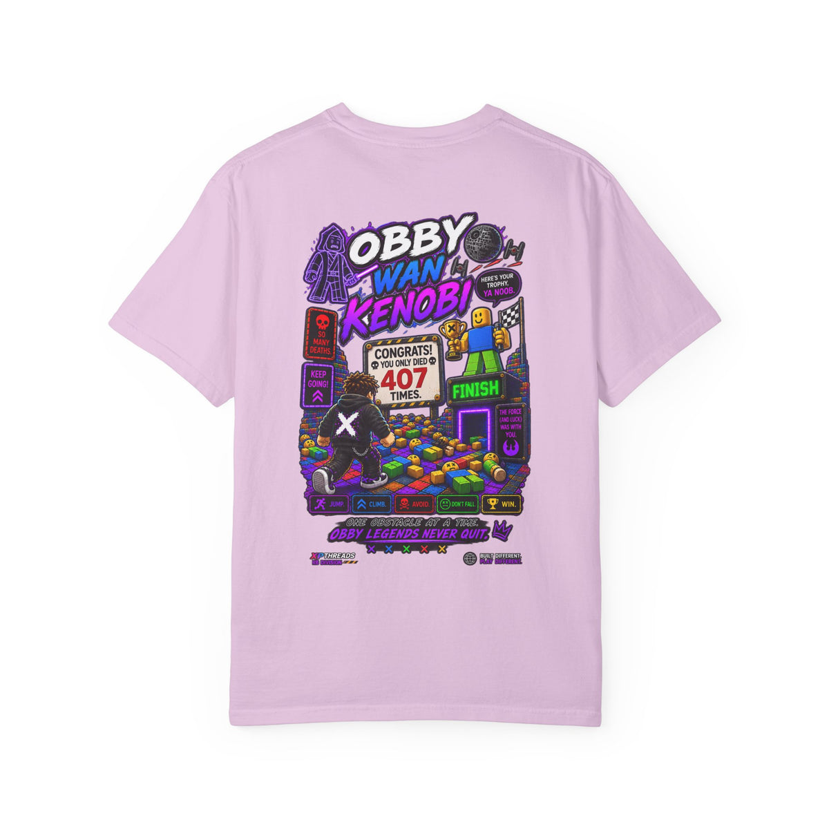 Obby Retro Gamer Graphic T-Shirt | XP Threads