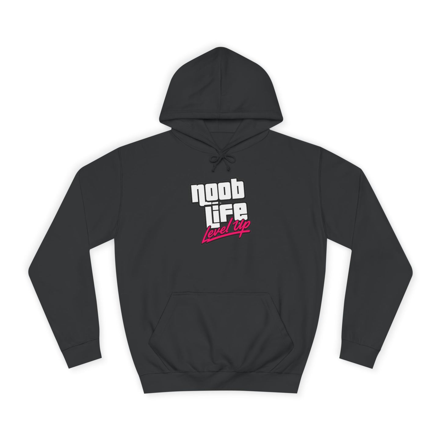 Noob Life Gaming Graphic Hoodie | NoobLife logo front