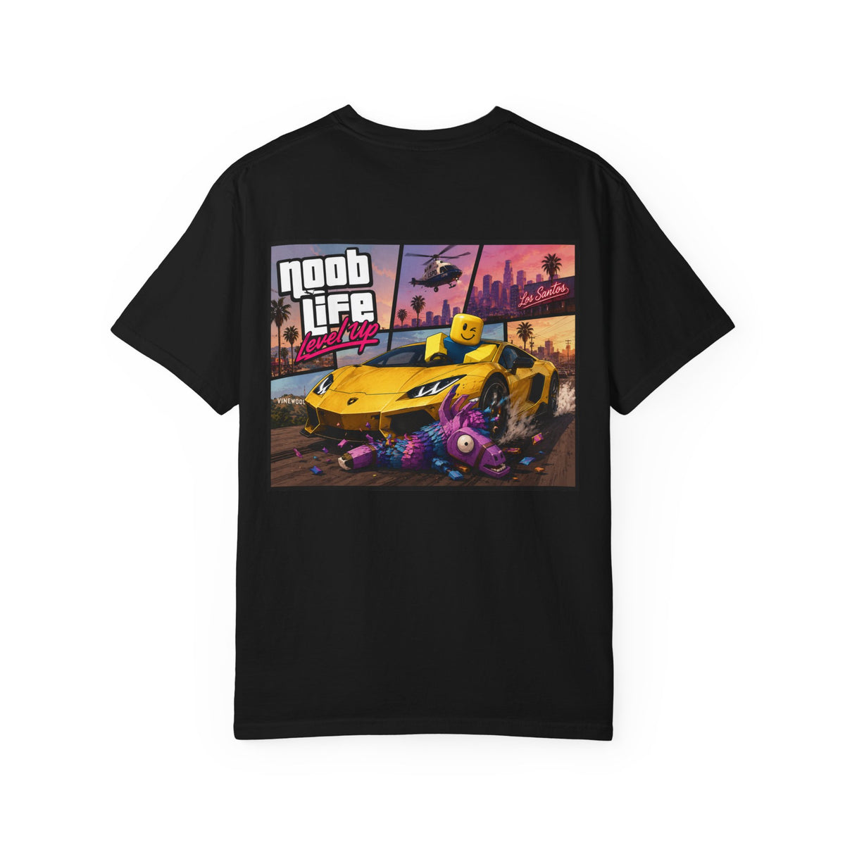 Noob Life Gaming Graphic T-Shirt | XP Threads