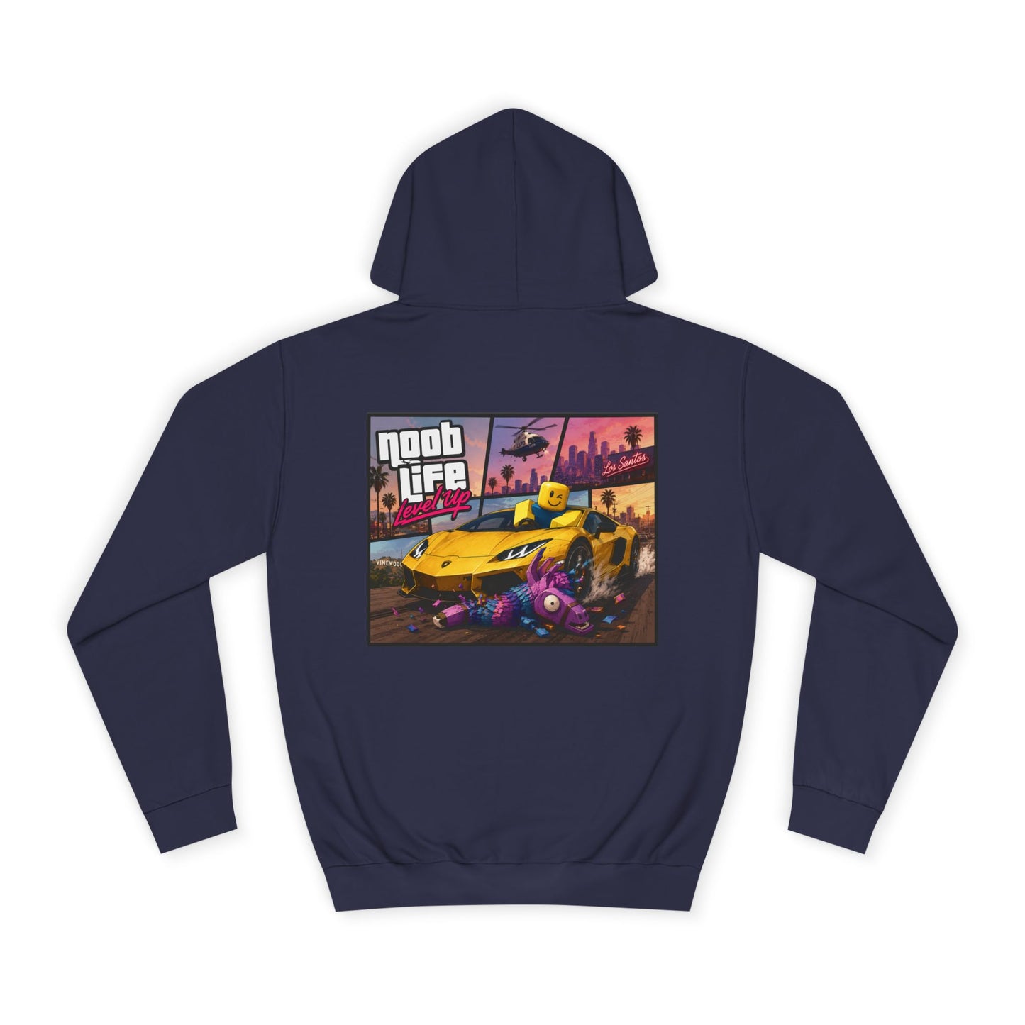 Noob Life Gaming Graphic Hoodie | NoobLife logo front