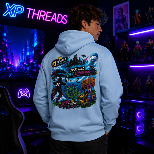Battle Royale Gaming Graphic Hoodie | XP Threads